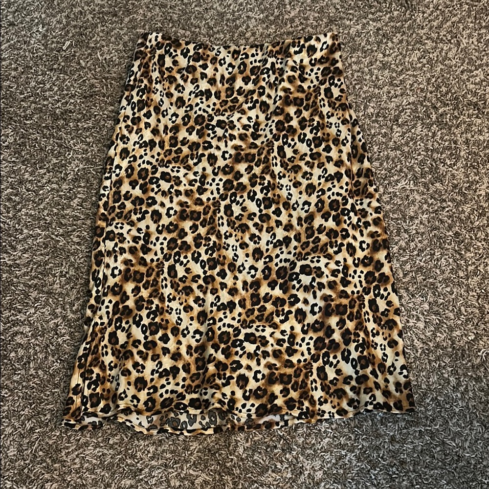Leopard Print Skirt